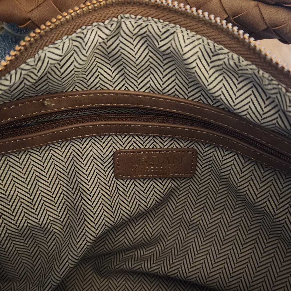 Urban Expressions Tan Woven Hobo Bag - Picture 8 of 12
